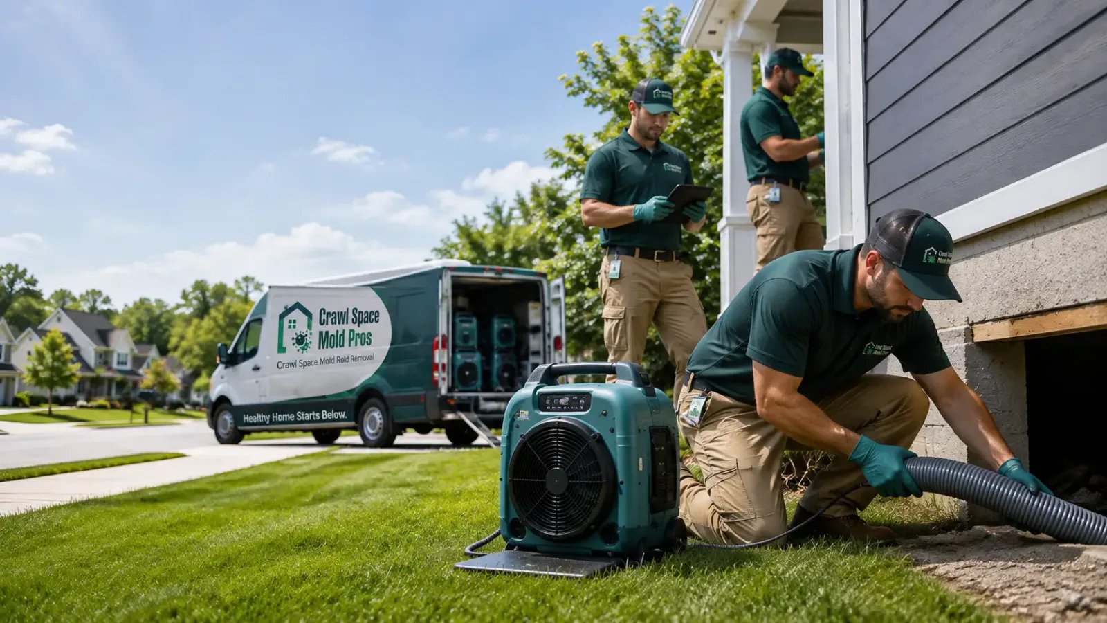 Crawl Space Mold Removal in Painesville, OH